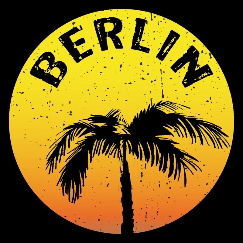 Berlin Claim rund mit Palme
