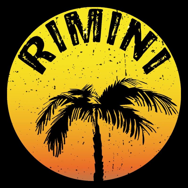 RIMINI Sticker with palm