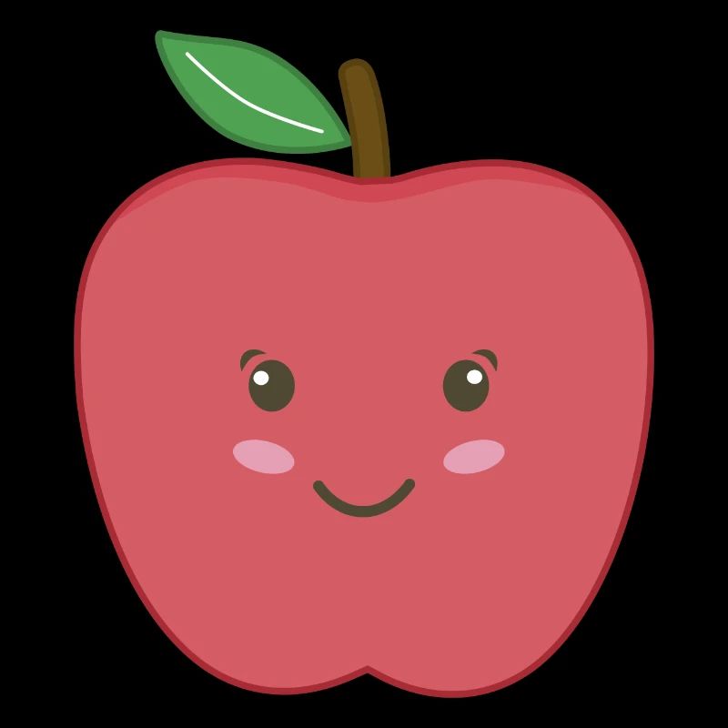 Apfel Kawaii