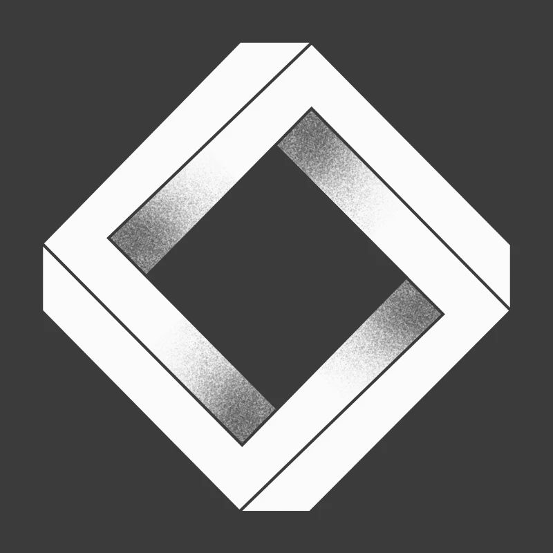 White impossible diamond