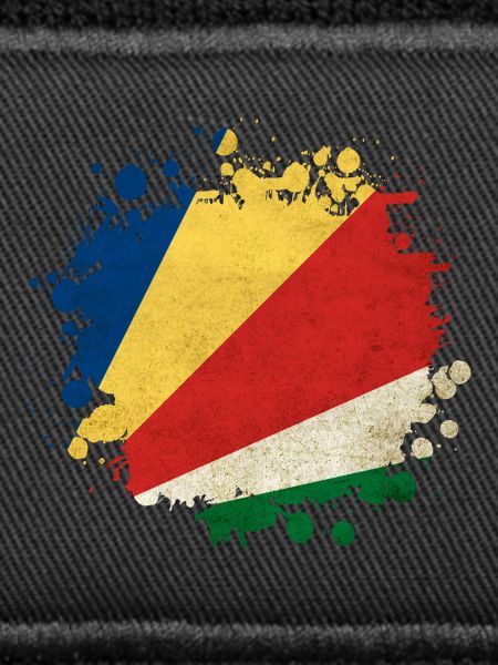 Seychelles blob flag design