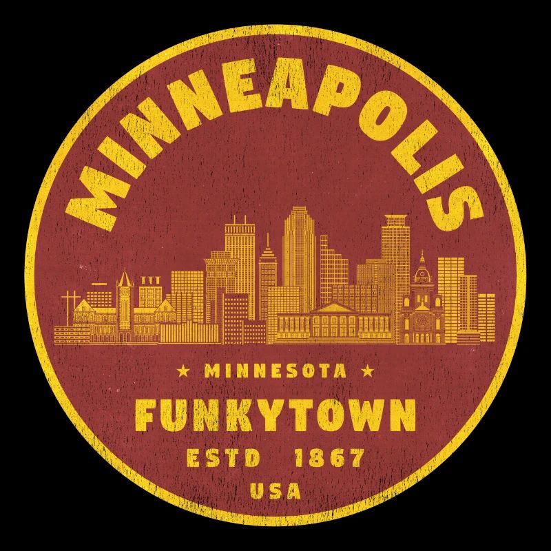 Minneapolis Funkytown City Logo