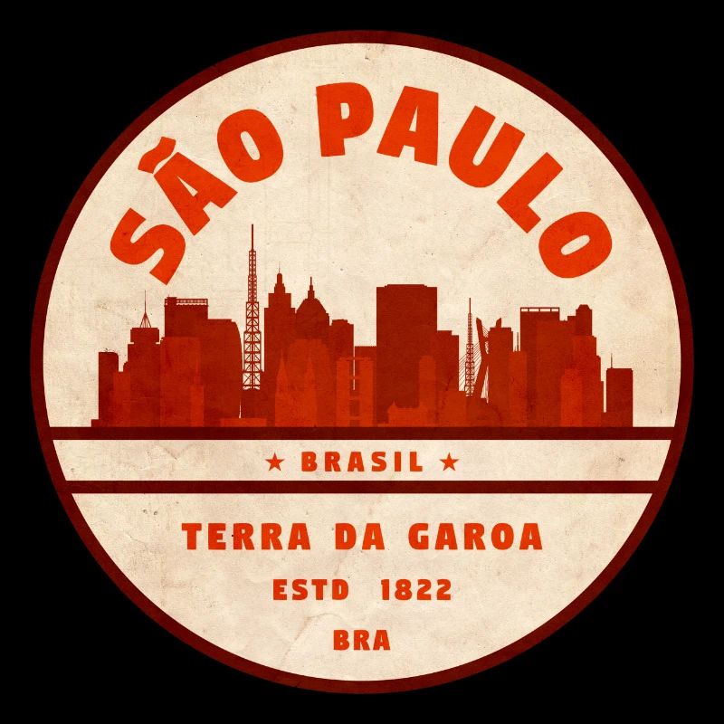 Silhouette de São Paulo 1822