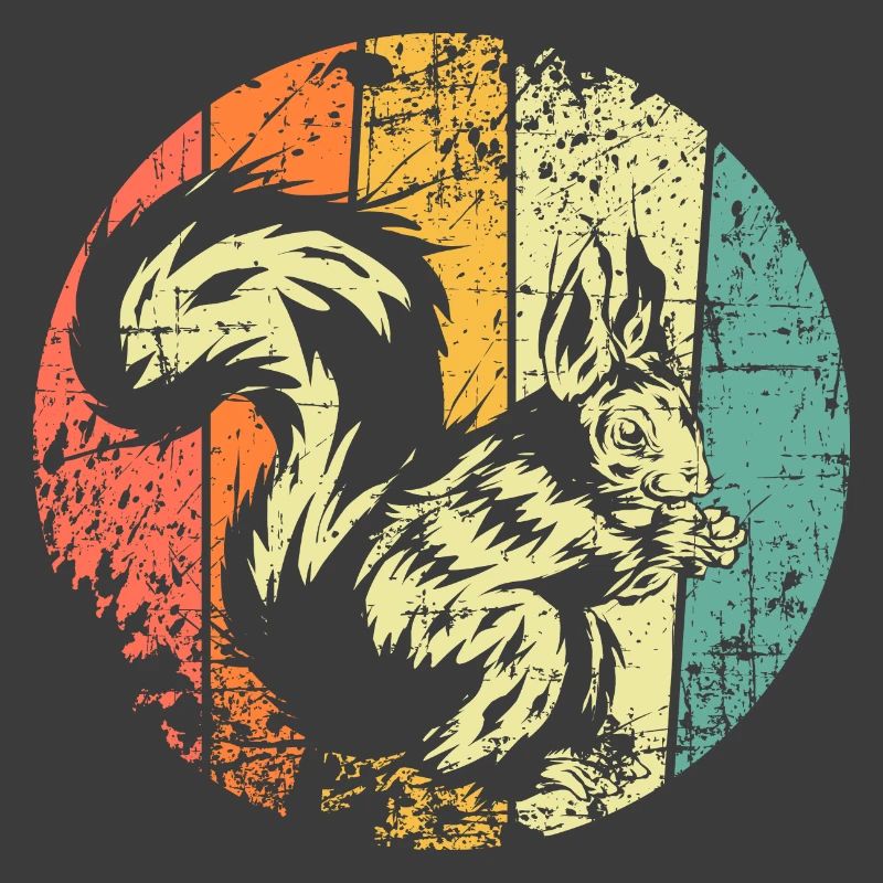 Vintage Eichhörnchen