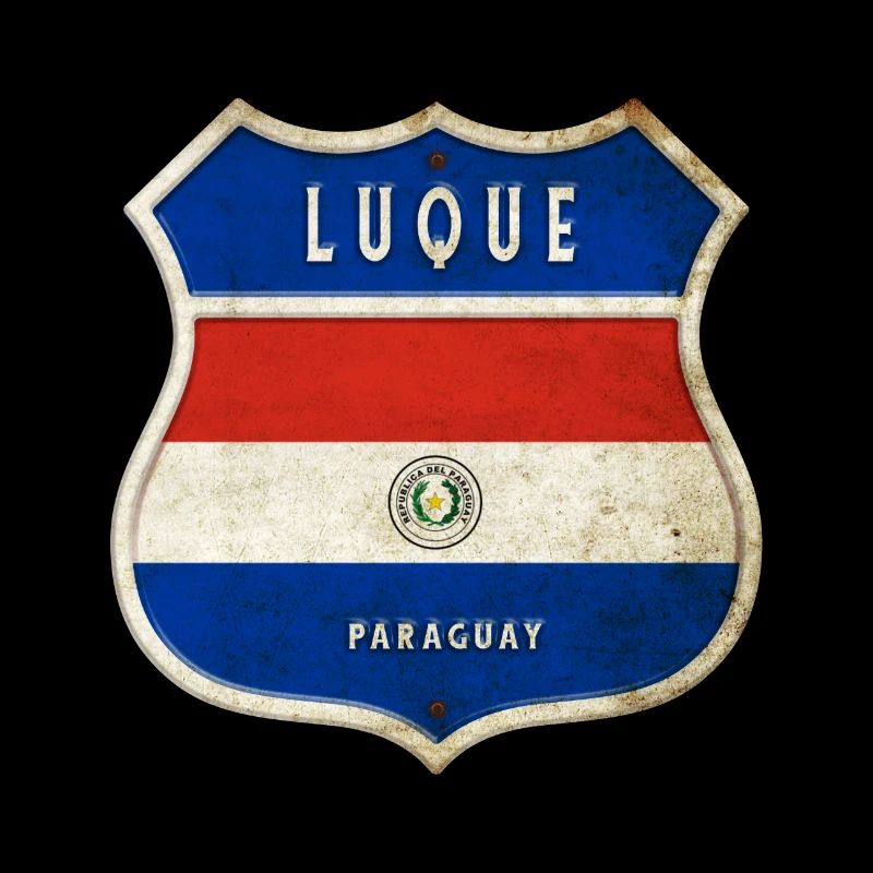 Design du drapeau de Luque Paraguay