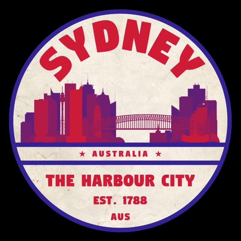 Sydney Skyline Badge
