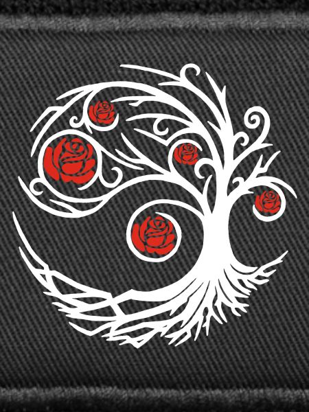 Strange white rose