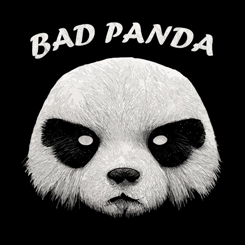 Cute panda bear with anti-friendship theme
