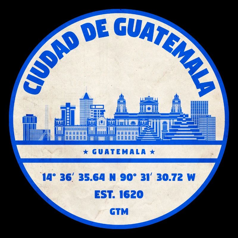 Guatemala City Skyline Stamp