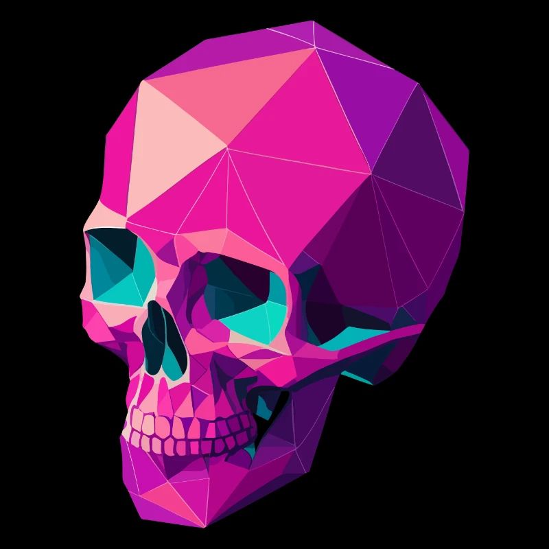 Geometrischer Schädel