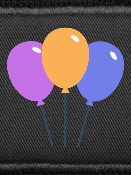 Farbige Luftballons