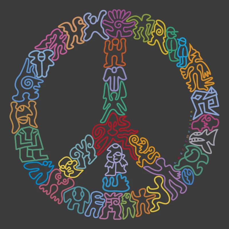 Peacezeichen-Figuren