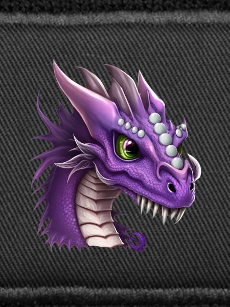 Lila Fantasy Drache