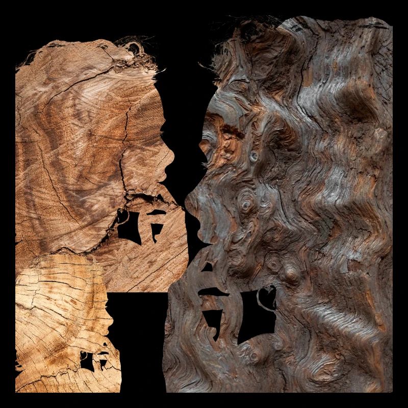 Profil der perplexen Frau