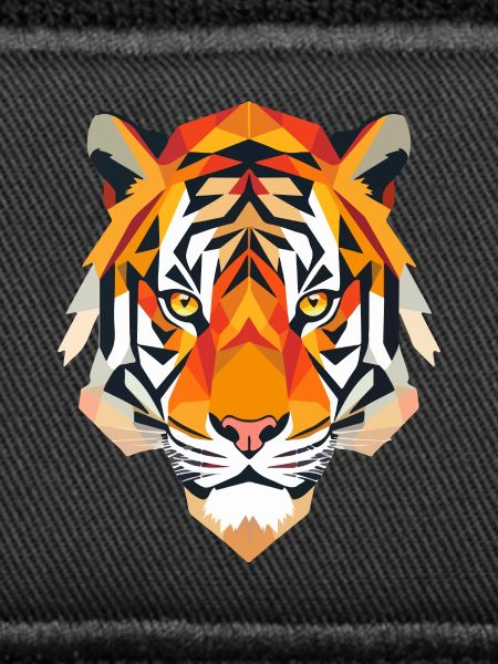 Stylized Tiger, Geometric