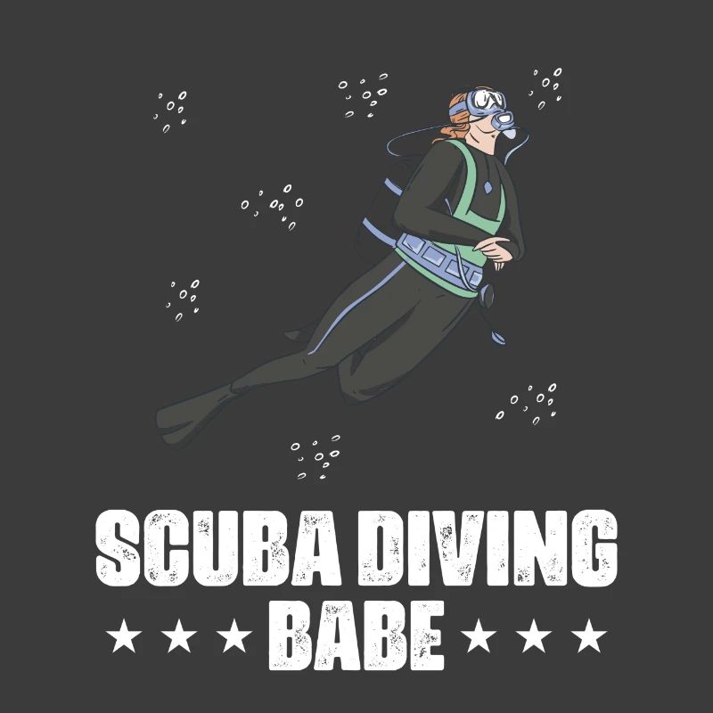 Scuba Diving Speerfischen Design