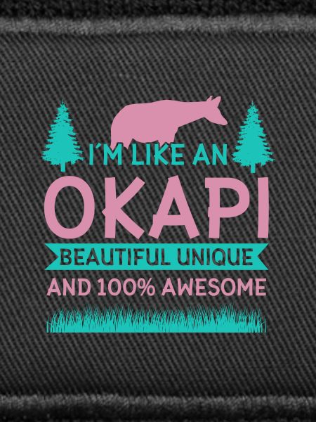 Okapi wild giraffes design