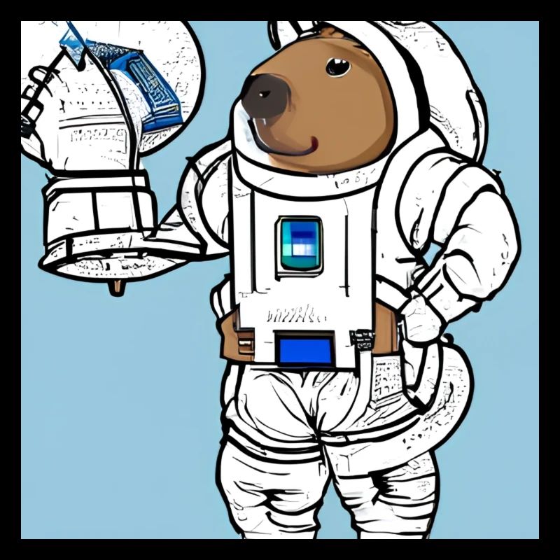 Astronaute de Capybara