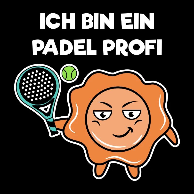 Padelspiel Schläger Spieler Padel Statement Bälle