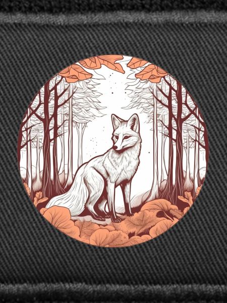Fuchs im Herbstwald Illustration