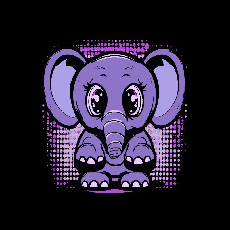 Cute baby elephant