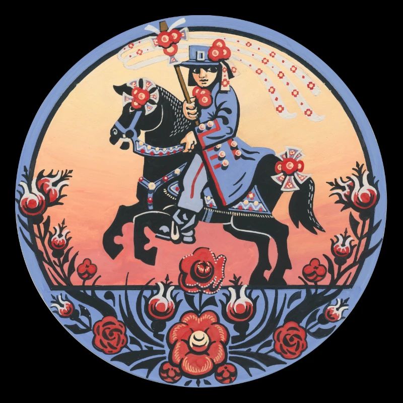 Sorbische Folklore – Reiter und Festtradition