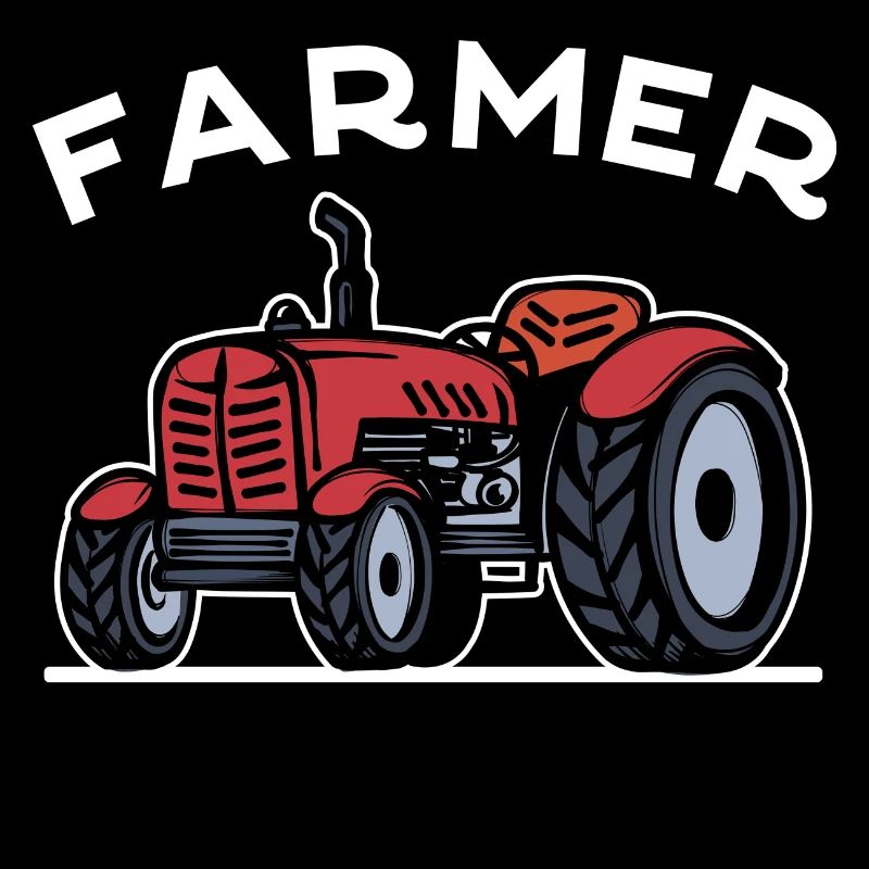Nutzfahrzeug Traktor Feld Landwirt Spruch Biobauer