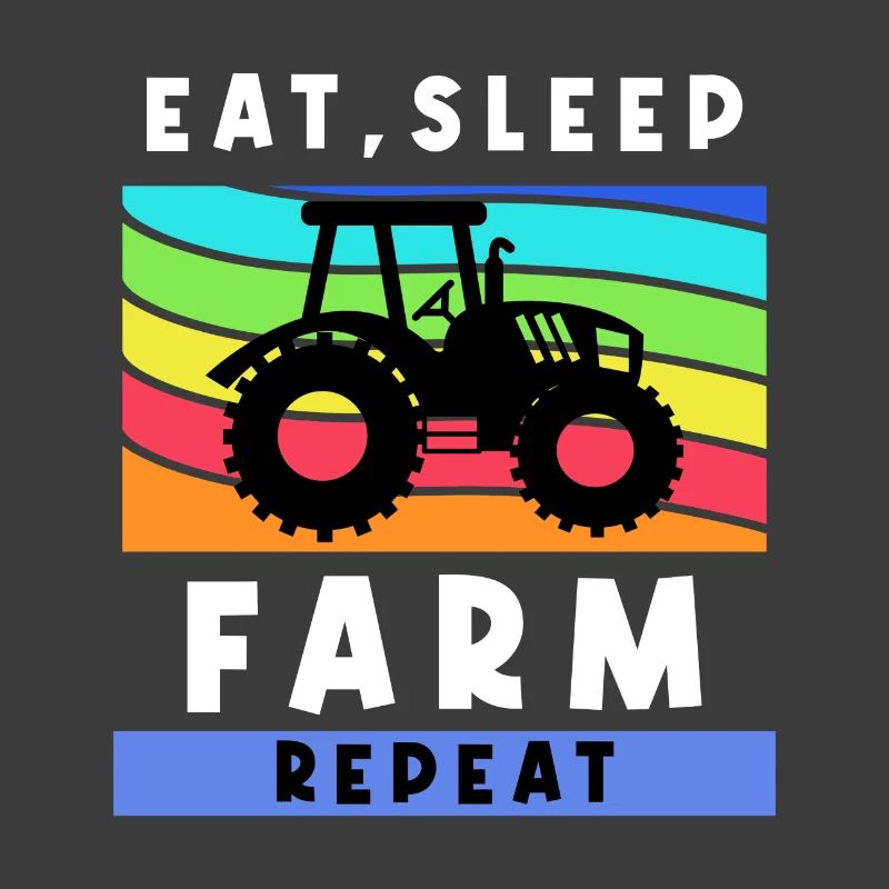 Landwirtschaft Feld Bauernhof Traktor Statement