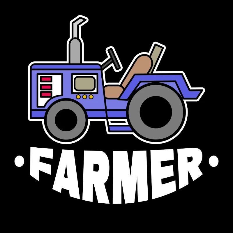 Farmer Traktor Spruch Kraftfahrzeug Landleben Feld