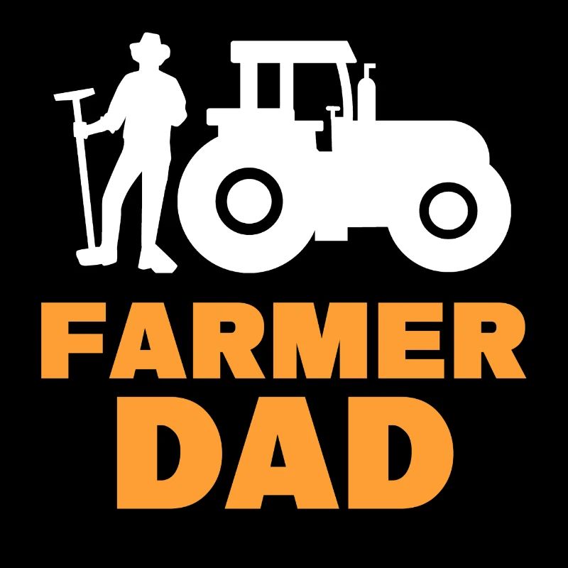 Farmer Tractor Statement Organic Farmer Farm Field