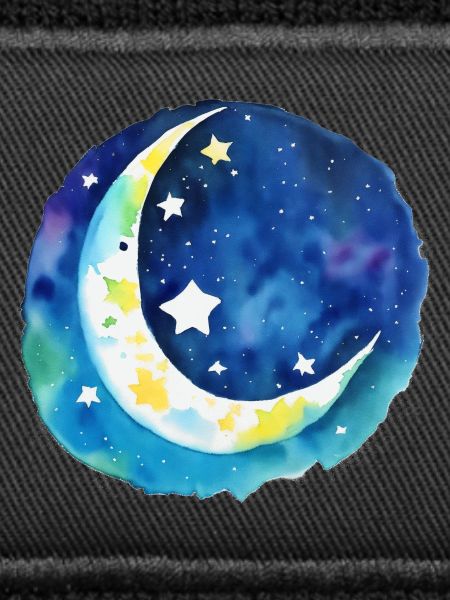 Lune et étoiles