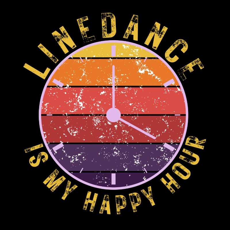 Geschenkidee: Linedance is my happy hour