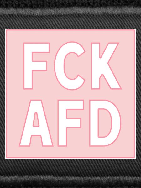 FCK AFD rosa