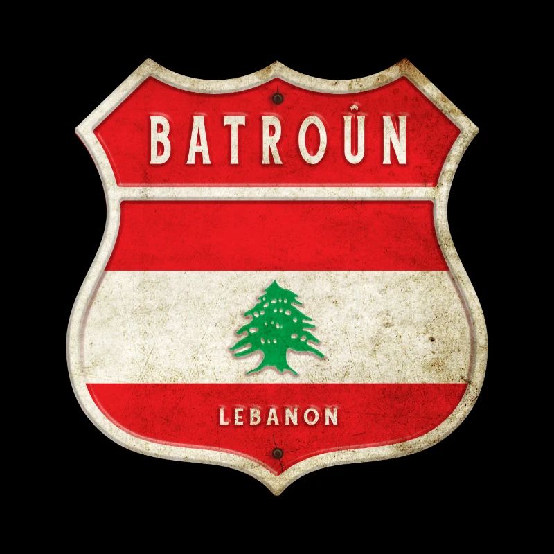 Batroun Liban Armoiries Drapeaux Design