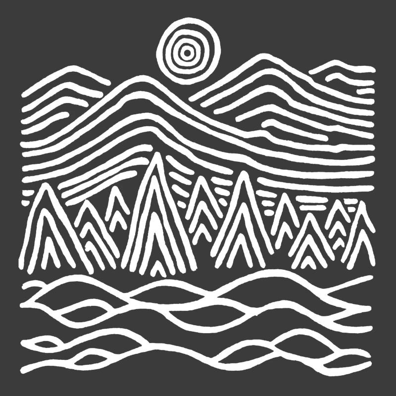 Paysage blanc étrange