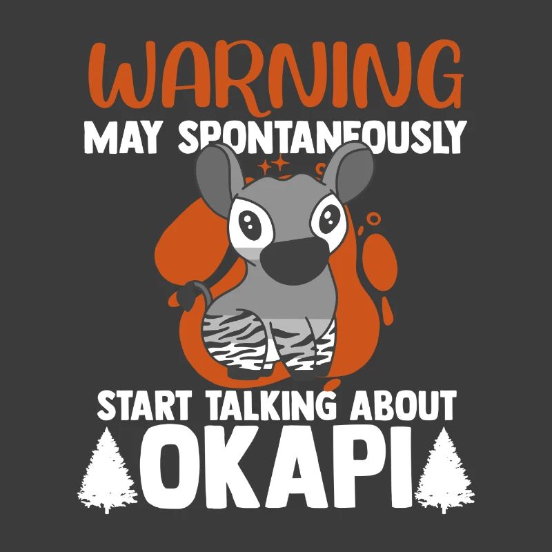 Okapi between forest and wilderness