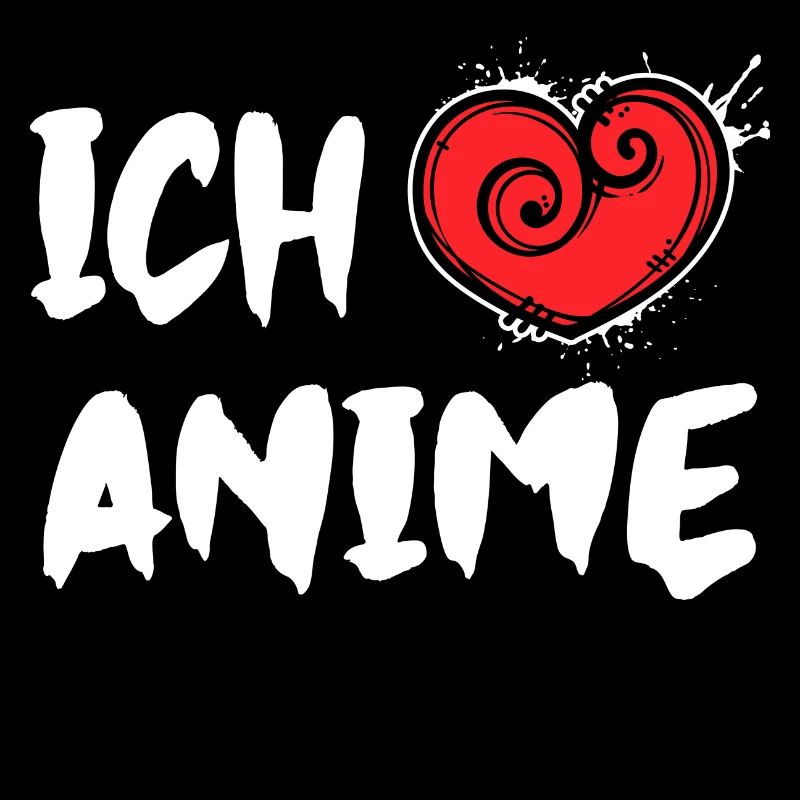 Herz Manga Ich Liebe Anime Statement Japan Comic