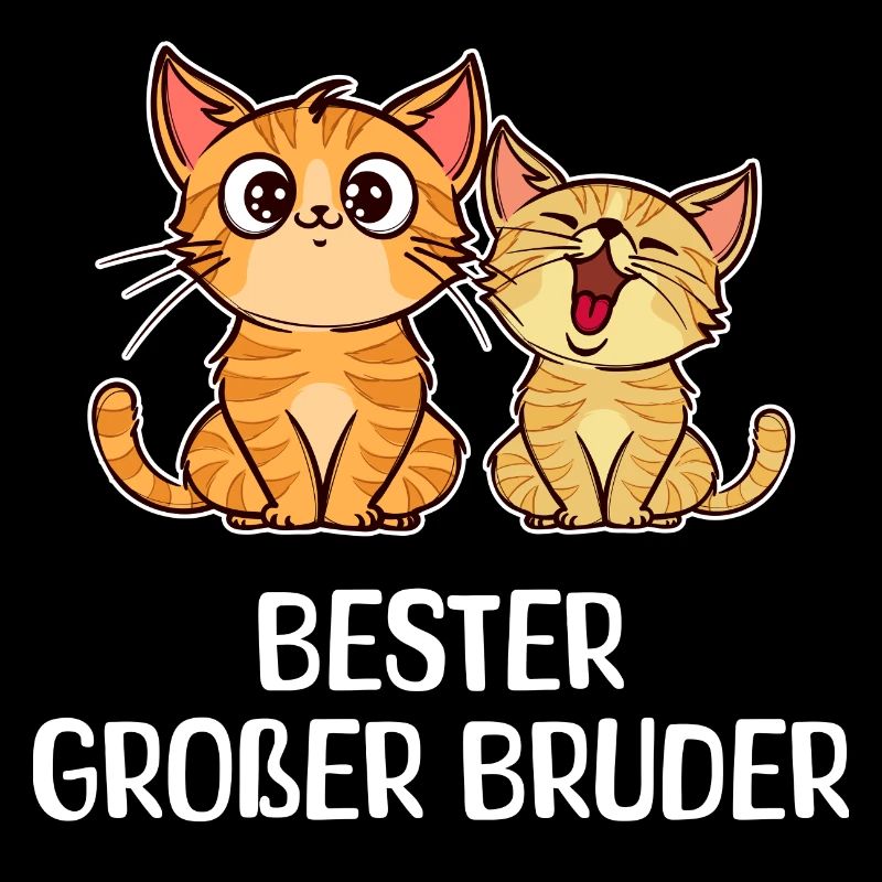 Frère et sœur Amour Bro Cat Déclaration Big Brother