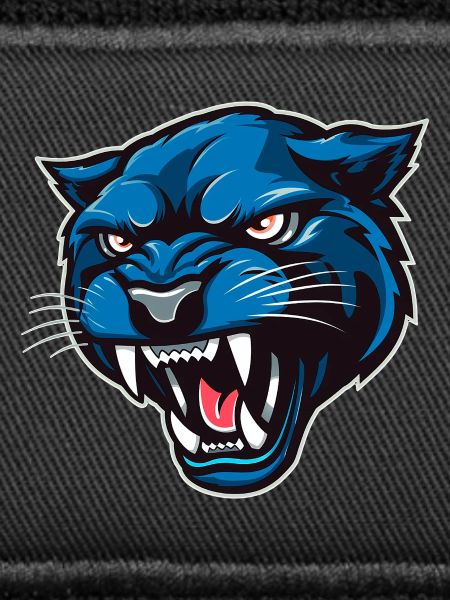 Panther Head Blue