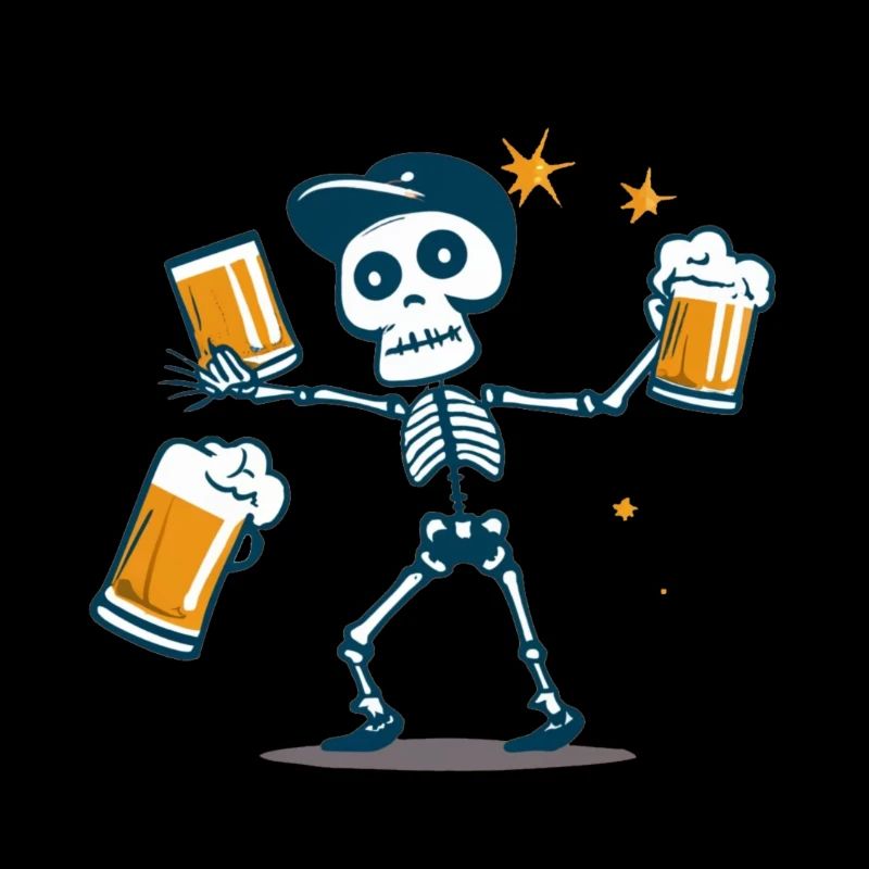 Beer Skeleton Toast