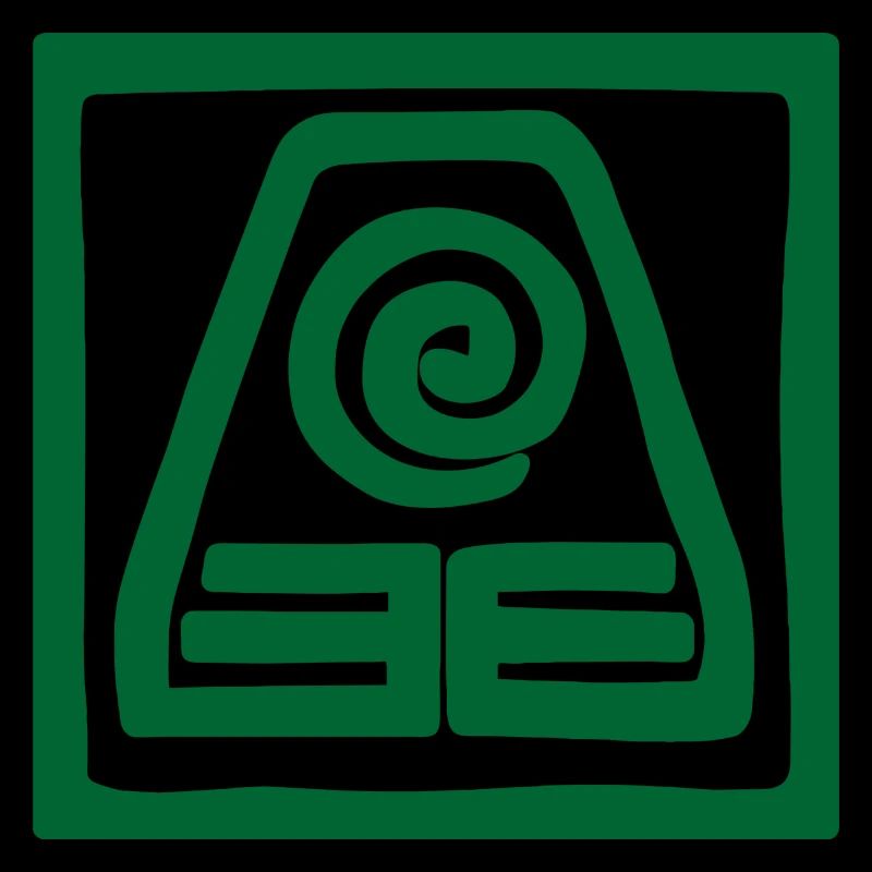 Symbol der Erde im Quadrat