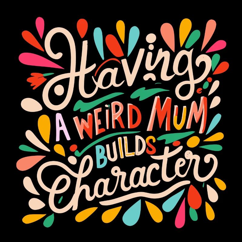 Having a weird mum builds Character