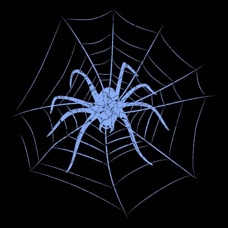 Spider in spider's web for Halloween