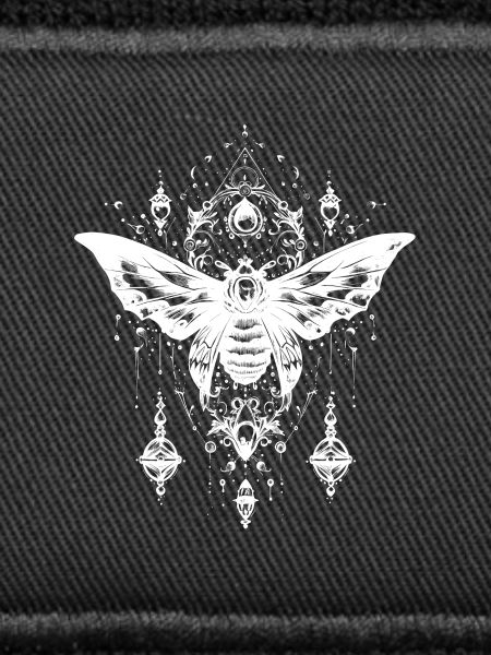 Mystical moth with magical ornaments