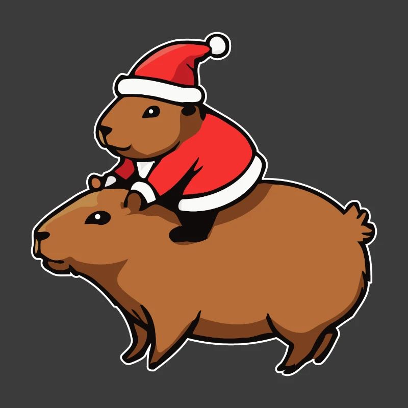 Capybara Christmas