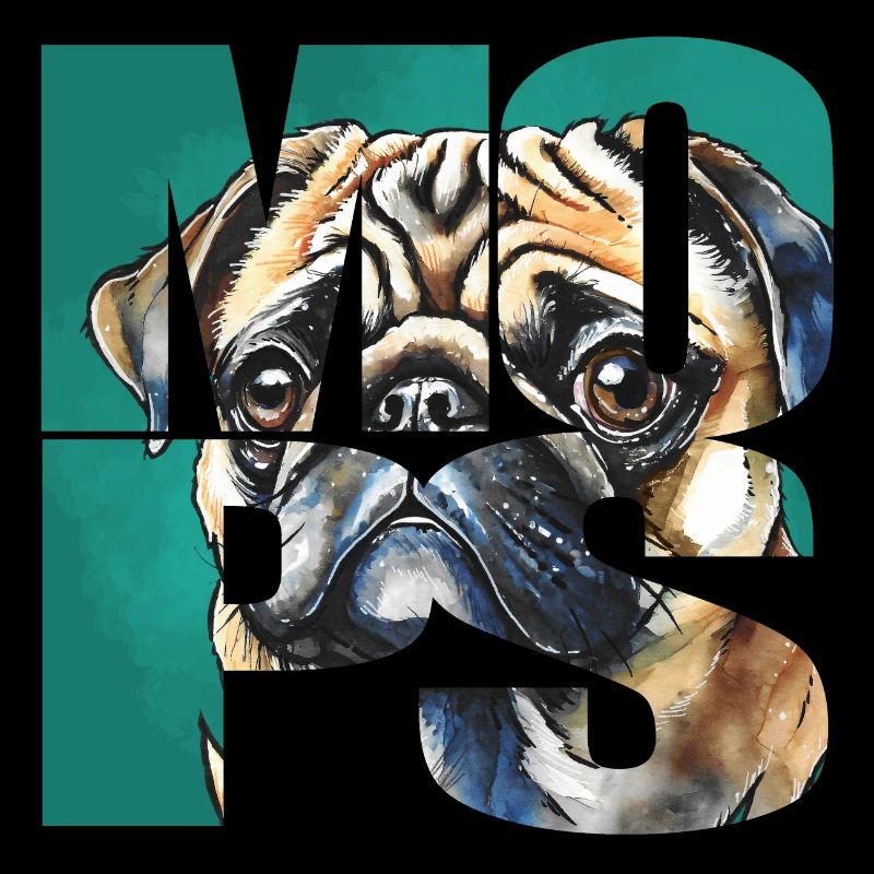 Mops Portrait