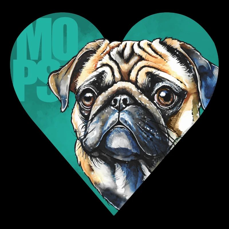 Mops Portrait