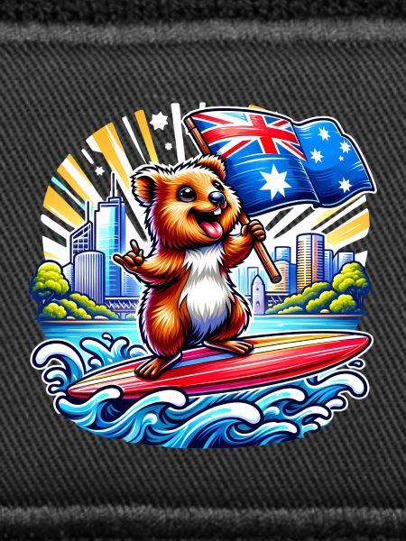 Quokka Australien Surfing Design