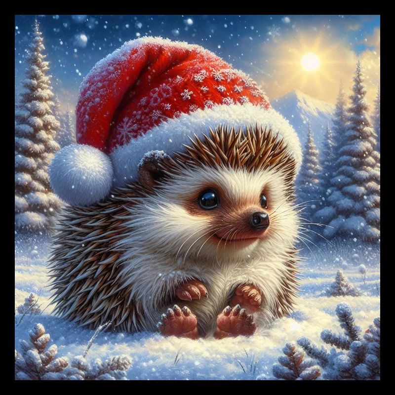 Hérisson de Noël