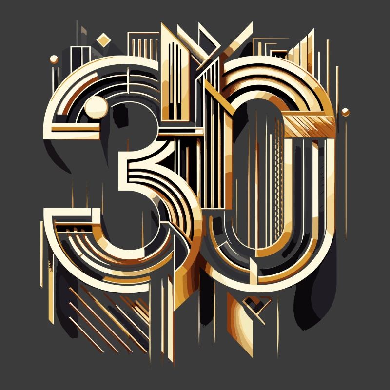 30 ans or moderne 30e cadeau d’anniversaire